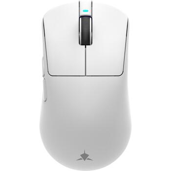 White Shark Мышь BORS-W, 12000 DPI, 54г, 5 кнопок, USB-C, RF 2.4 GHz, Bluetooth, оптический сенсор (BORS-W)