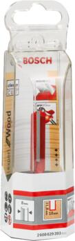 Gropju frēze 8 mm, D1 10 mm, Rokas frēzēm, malu frēzēm GROPJU FRĒZE EXPERT FOR WOOD, 2608629393, BOSCH (2608629393)