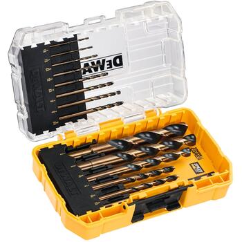 Dewalt Набор сверл по металлу DT70727-QZ, 14 шт., HSS-G, 3 плоских, Угловой наконечник, Совместим с TSTAK (DT70727-QZ)