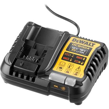 Dewalt DCB1104P2-QW akumulators, 18 V, 5 Ah, Li-ion, 4.0 A, 2 gab, uzlādes līmeņa indikators, izturīgs korpuss (DCB1104P2-QW)