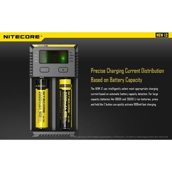 Nitecore Зарядное устройство INTELLICHARGERNEWI2 1000mA, 2 слота, поддержка аккумуляторов 3.7V и 4.35V, ACD технология (INTELLICHARGERNEWI2)