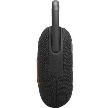JBL ūdensizturīga portatīvā skanda ar karabīni, melns (JBLCLIP5BLK)