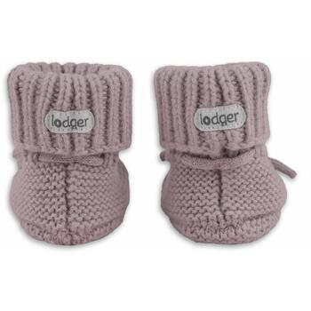 Lodger Slipper Merino шерстяные тапочки SLM 107_6-12, 6-12M, 100% мериносовая шерсть, розовый, для девочки (SLM 107_6-12)