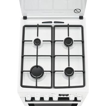 AEG CKB56490BW газовая плита с электрической духовкой, 58л, A, 2506Вт, 230В, 16А, функция пара, AirFry (CKB56490BW)