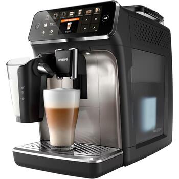 Philips Эспрессо кофемашина EP5447/90, 1.8 L, 15 бар, 1500 Вт, полностью автоматическая, встроенный капучинатор, 12 программ (EP5447/90)
