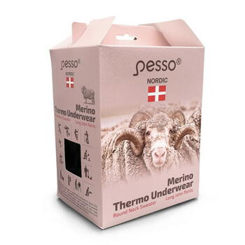 Pesso Termoveļas komplekts Merino MERINO-M, 80% poliesteris, 20% merino vilna, 170 g/m², dabiskas pretmikrobu īpašības (MERINO-M)
