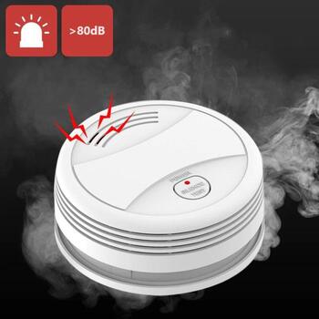 Spring Smart WiFi Дымовой детектор T-MLX56670, батарея 9V DC, <10uA, <100mA, >80dB, 0°C - 50°C, <95%, <7.0V ±0.2V (T-MLX56670)