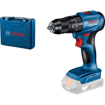 Bosch Professional GSB 185-LI аккумуляторная ударная дрель-шуруповерт для сверления и завинчивания 18В 50Нм 0-1900об/мин 13мм SOLO в кейсе (06019K3104)