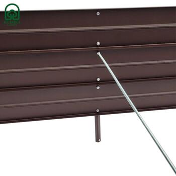 Повышенная грядка KLASIKA GARDEN 1500x750x300мм серый RAL8017 3075150R (3075150R)