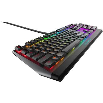 Dell Alienware spēļu klaviatūra AW510K 545-BBCL, USB, RGB, CHERRY MX Low Profile Red, QWERTY, 910g (545-BBCL)