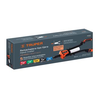 Lieljaudas rokas kniedētājs ar maināmām sprauslām 2,5-6,5 mm RE-TI TRUPER (RE-TI)