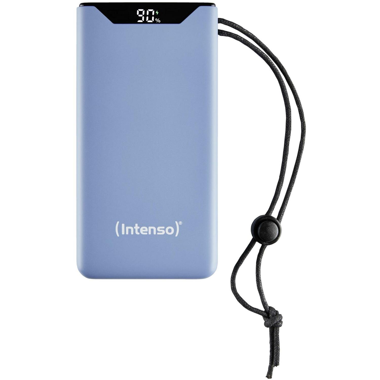 Intenso Power Bank 7332055, 20000 мАч, Li-Полимер, 20 Вт, 1x USB Type-A, 1x USB Type-C, защита от ЭСД, защита от перезарядки (7332055)