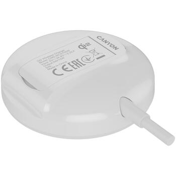 CANYON WS-105 беспроводное зарядное устройство для смартфонов 15W Qi2 магнитное CNS-WCS105W белое (CNS-WCS105W)