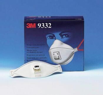 3M Respirators 9332 T9332, FFP3, 0.015kg, 3 gab. (T9332)