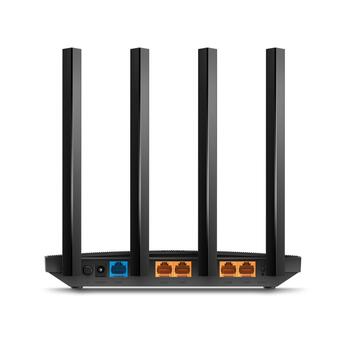 TP-Link Archer C80 беспроводной маршрутизатор AC1900 Wi-Fi 5 MU-MIMO Beamforming 1300 Mbps 5 GHz 600 Mbps 2.4 GHz 4× Gigabit LAN 1× Gigabit WAN чёрный (Archer C80)
