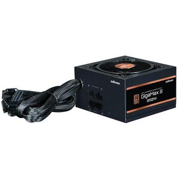 Zalman GigaMax III barošanas bloks ZM850-GV3, 850W, 200-240V, 50/60Hz, 70.83A, 80 PLUS Bronza, daļēji modulārs (ZM850-GV3)
