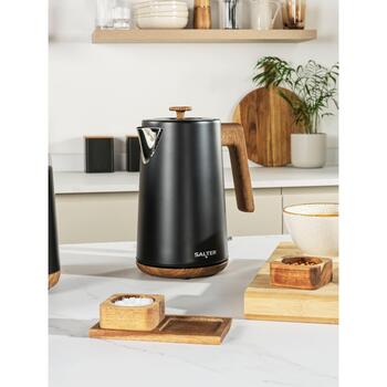 Salter Чайник EK5822BLKVDE, 3000 W, 1.7 л, 360° поворот, индикатор уровня воды, автоматическое отключение (EK5822BLKVDE)