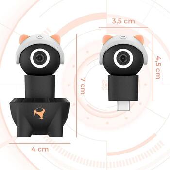 Subsonic Вебкамера SA5752-2, 1080p, 30fps, USB Type-C, красный, автофокус, отслеживание лиц, крышка для конфиденциальности (SA5752-2)