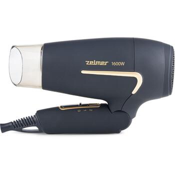 Zelmer Фен ZHD8321 60305771P, 1600W, 2 скорости, 2 температурных режима, холодный воздух, узкая насадка, съемный фильтр (60305771P)