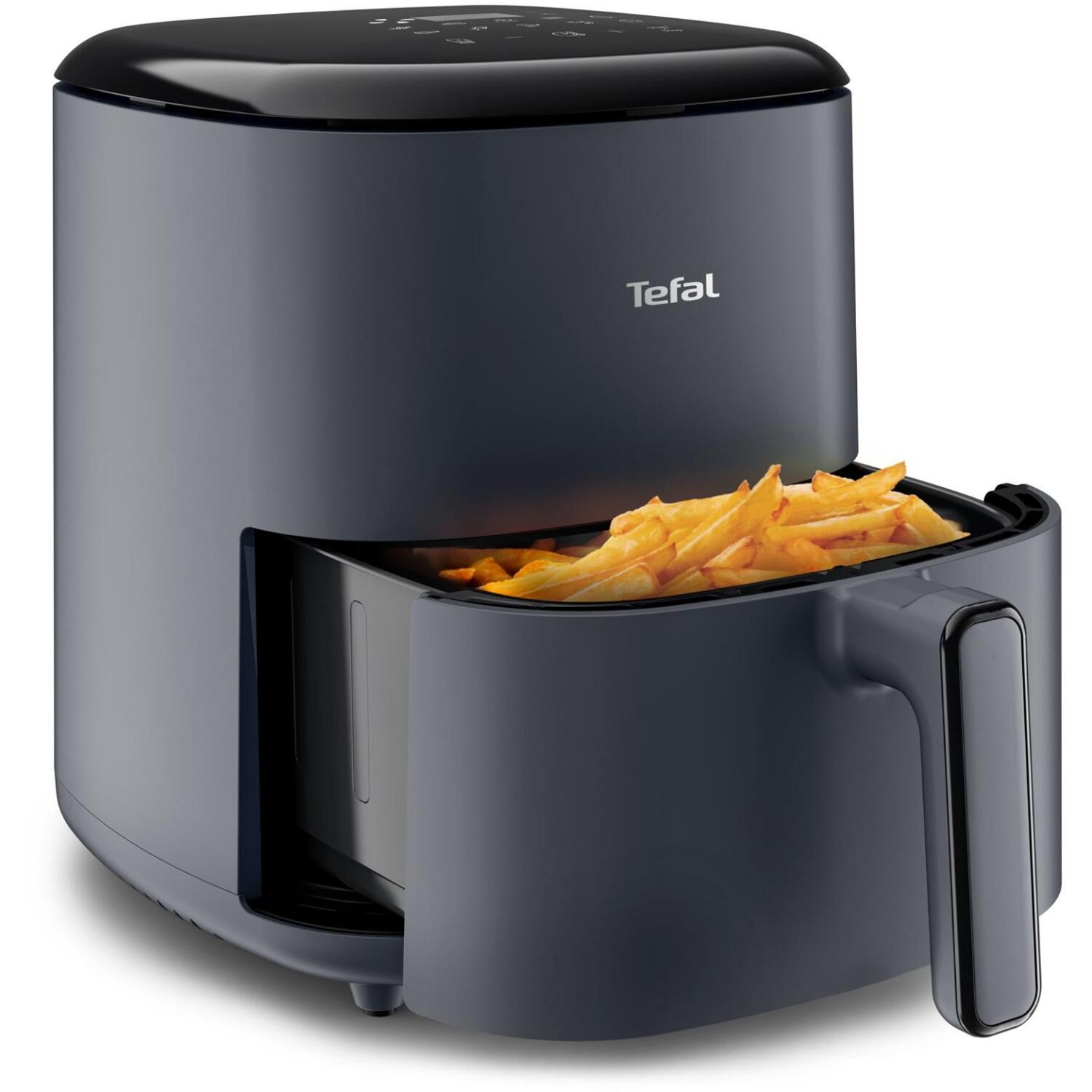 Tefal Gaisa fritēze EY245B10 Easy Fry Max, 1500 W, 5 L, tumši pelēks, 10 programmas, LCD displejs, neadhezīvs (EY245B10)