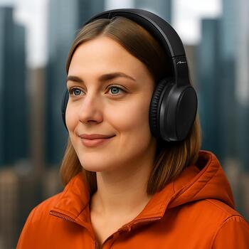 Media-Tech Austiņas MT3611, 14h, 300mAh, ANC, Bluetooth 5.3, 10m, 102dB, 32Ω, 20-20kHz, 3.5mm, USB-C (MT3611)