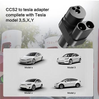 EVCharge MG1DC адаптер, CCS2 DC вилка в разъем Tesla DC, 120A, 60kW, 300-1000V, IP55, -30°C до +50°C (MG1DC)