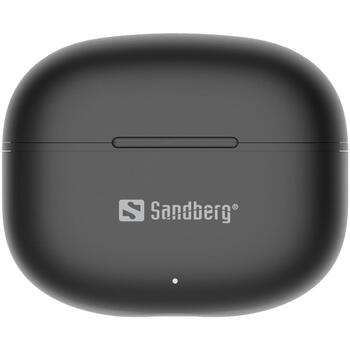 Sandberg Bezvadu austiņas 126-51, 40g, Melna, 104dB, 16Ω, Bluetooth, 20Hz-20KHz, Iebūvēts mikrofons, 20-24h atskaņošanas laiks (126-51)