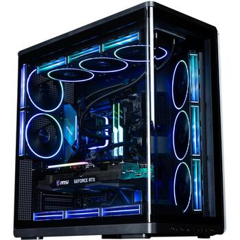 Zalman P60 BLACK, ATX Midi Tower korpuss, 5x120mm ARGB ventilatori, melns, 2xUSB 3.2, USB-C, 7 sloti (P60 BLACK)