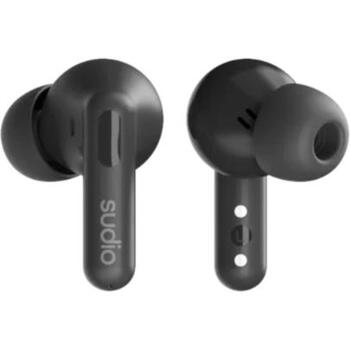 Sudio наушники C8 C8BLK, 32 ом, 13 мм, 103 дБ, Bluetooth 5.4, USB-C, микрофон, шумоподавление, устойчивы к поту и брызгам (C8BLK)