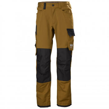 Helly Hansen darba bikses Oxford 4X Cnct stretch 77395_759-C58&HH, C58, brūns/melns, 4 virzienu elastīgs, pastiprināti ceļgali (77395_759-C58&HH)