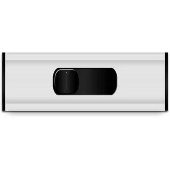 Mediarange USB флеш-накопитель MR917, 64 ГБ, USB 3.2 Gen 1, скорость чтения 80 МБ/с, скорость записи 25 МБ/с, черный/серебристый (MR917)