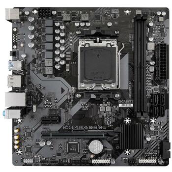 Gigabyte Mātesplate A620M H 2.2, AMD Socket AM5, 5+2+2 fāzes, līdz 7200MHz DDR5, 1xPCIe 4.0 M.2, GbE LAN, USB 3.2 Gen 1 (A620M H 2.2)