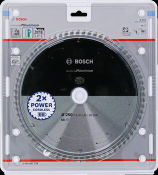 Paneļzāģiem PRO ALUMINIUM CORDLESS RIPZĀĢA ASMENS BOSCH 2608837778 (2608837778)