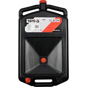 Yato Motoreļļas noliešanas trauks YT-06995, 8 l, 600x330x110 mm, 3 rokturi, pārvietošanas turētājs, darba šķidrumi (YT-06995)