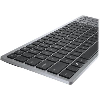 Dell Klaviatūra KB740 580-AKOX, Titan pelēka, Bluetooth 5.0, Multi-Device, 3 gadu apmaiņas serviss (580-AKOX)