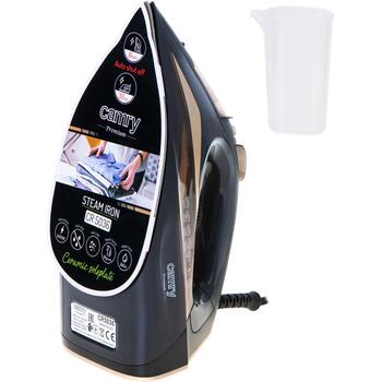 Camry Tvaika gludeklis CR 5036, 3400 W, 360 ml, 50 g/min, Keramiskā pamatne, Automātiskā izslēgšanās, Antivibrācijas funkcija (CR 5036)