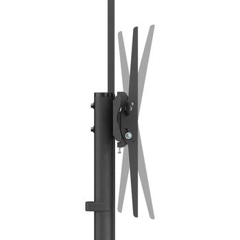 Sbox Напольное мобильное крепление FS-401-2, 37-70'', 45кг, 100x100-600x400, черный, регулировка уровня (FS-401-2)