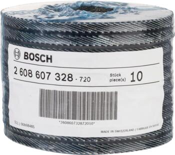 Slīpp.slīpšķ.metālam top D=125 mm, K 80, 1 gab., Mazām leņķa slīpmašīnām PRO X571 VĒDEKĻVEIDA DISKS, 2608607328, BOSCH (2608607328)
