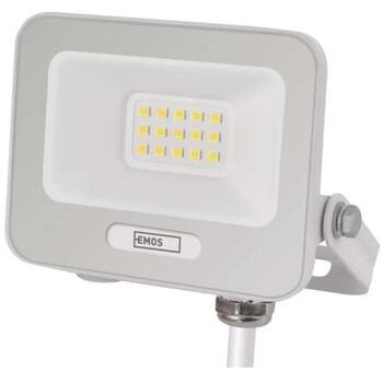 Emos LED-прожектор GLARO ZS2214W, 10 W, 1000 lm, IP65, нейтральный белый, алюминий, 120°, 20 000 ч (ZS2214W)