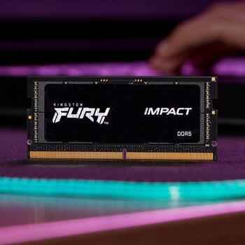 Kingston FURY Оперативная память DIMM KF556S40IB-32, 32 ГБ, 5600 MT/s, CL40, 262-pin, без ECC (KF556S40IB-32)