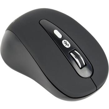 Gembird optiskā pele MUSWB-6B-01, Bluetooth 3.0, 6 pogas, 800/1200/1600 DPI, melna (MUSWB-6B-01)