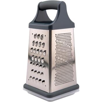 Jata Ручная терка HRAL3248, 10.3x10.2x20.9cm, 0.259kg, 4 терочные поверхности, нескользящая ручка, лезвия AISI 430 (HRAL3248)
