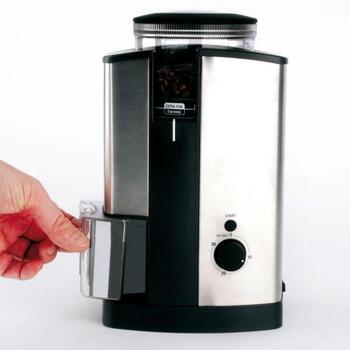 Gastroback кофемолка 42602 Design Coffee Grinder Advanced, 165 Вт, 230 В, 5 настроек помола, таймер, отсек для шнура, черный (42602)