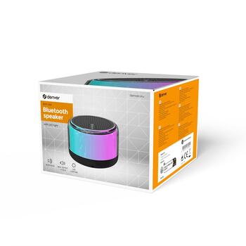 Denver Беспроводная колонка BTP-103 111151010780, 30W, 200g, Bluetooth 5.3, 10m, RGB подсветка, встроенный микрофон (111151010780)