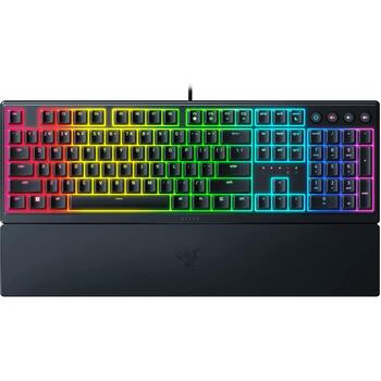 Razer spēļu klaviatūra Ornata V3 RZ03-04460600-R3N1, USB, NORD, Mecha-Membrane, RGB LED, melna, ergonomiska, programmējama (RZ03-04460600-R3N1)