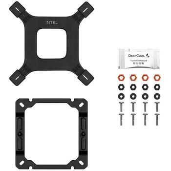 Deepcool procesora dzesētājs AG500 BK ARGB V2 R-AG500-BKAMMN-GJD, 67.88 cfm, 1 ventilators, PWM atbalsts, 5 siltuma caurules (R-AG500-BKAMMN-GJD)