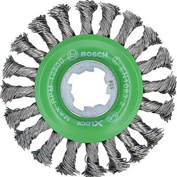 X-LOCK savītu stiepļu diskveida suka 2608620733 BOSCH (2608620733)