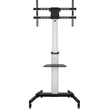 Sbox grīdas/mobilais statīvs LCD/LED televizoram FS-444, 37-86 collas, 50kg, 200x200-600x400, augstuma regulēšana 1200-1600mm (FS-444)
