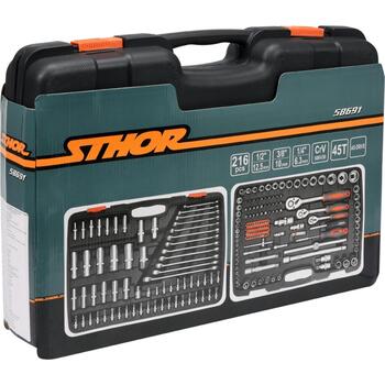 Sthor instrumentu komplekts 58691, 216 gab., 72 zobi, 1/4