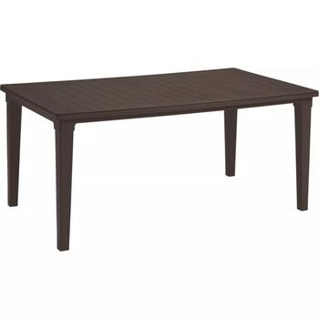 Keter Садовый стол Futura 29197868599, 165x95x75см, 12.8кг, коричневый, пластик (29197868599)